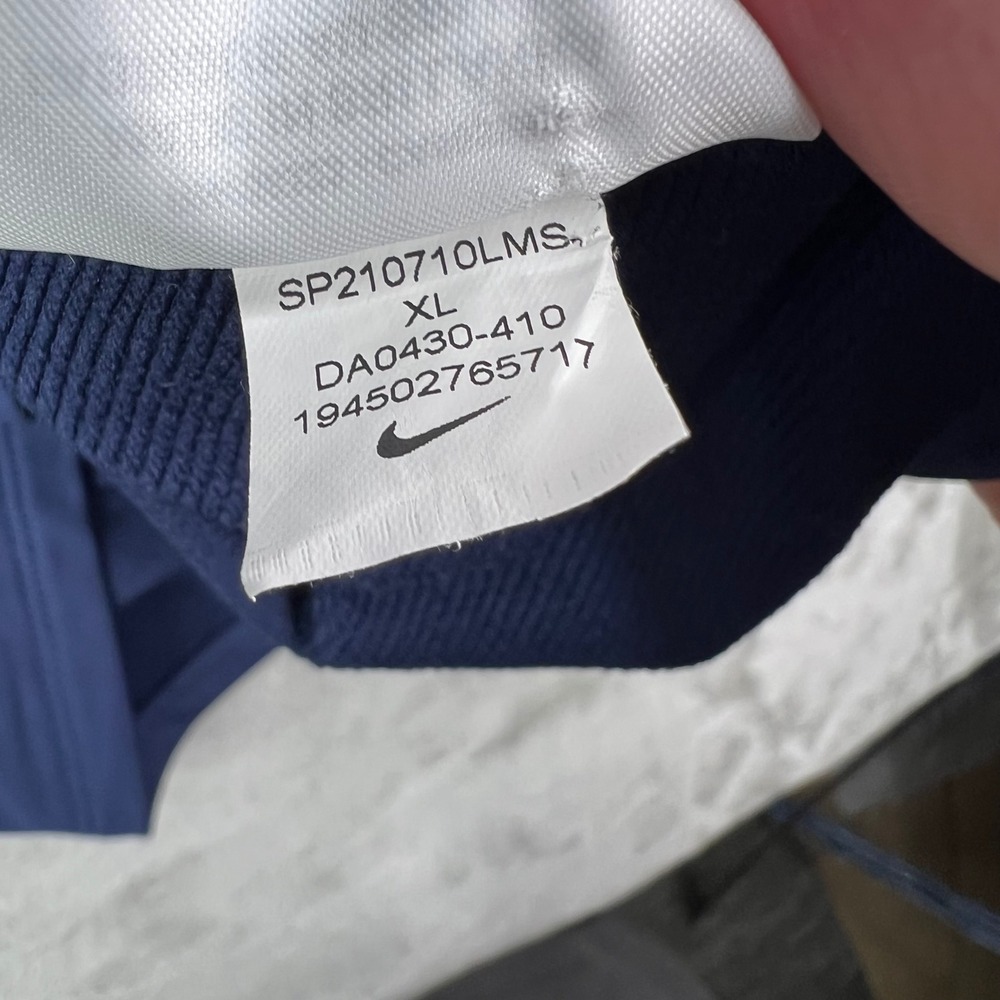 Nike Element Running Division Pullover Mens XL Navy Dri-FIT Stretch Quarter Zip - Picture 11 of 12